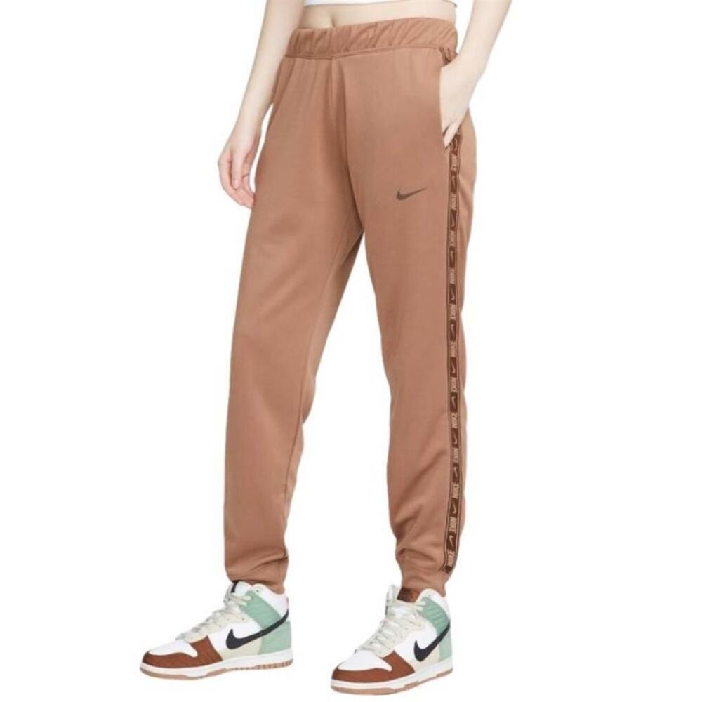 Nike Womens/Ladies Taped Sweatpants / Brown